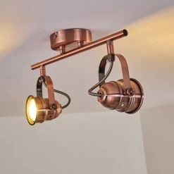 Hofstein Aniak Deckenleuchte LED Kupferfarben, 2-flammig -LED Leuchten Verkäufe aniak deckenleuchte h3363607 3