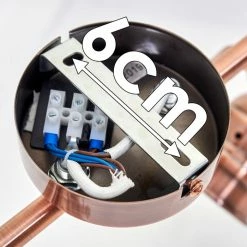 Hofstein Aniak Deckenleuchte LED Kupferfarben, 4-flammig 35 Hofstein Aniak Deckenleuchte LED Kupferfarben, 4-flammig -LED Leuchten Verkäufe aniak deckenleuchte h3363645 17