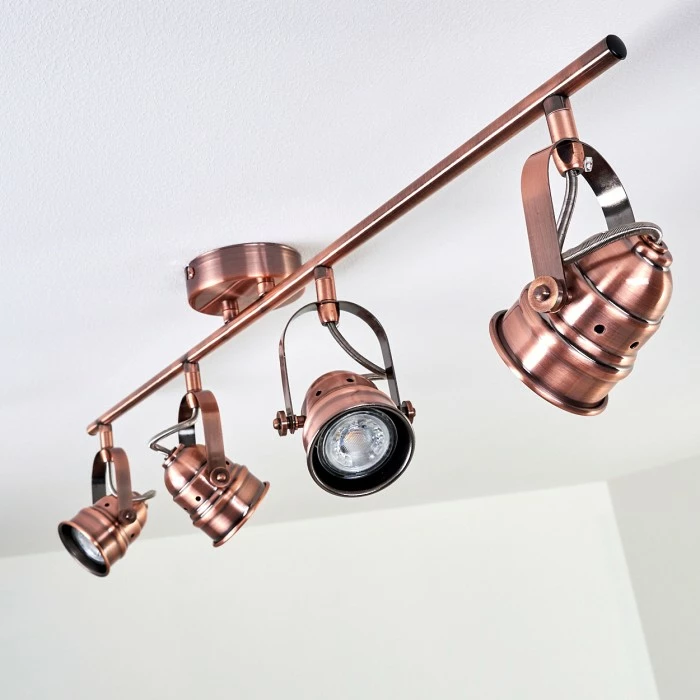 Hofstein Aniak Deckenleuchte LED Kupferfarben, 4-flammig 6 Hofstein Aniak Deckenleuchte LED Kupferfarben, 4-flammig – Bild 6