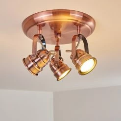 Hofstein Aniak Deckenleuchte LED Kupferfarben, 3-flammig -LED Leuchten Verkäufe aniak deckenleuchte h3363683 2