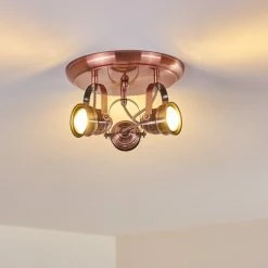 Hofstein Aniak Deckenleuchte LED Kupferfarben, 3-flammig -LED Leuchten Verkäufe aniak deckenleuchte h3363683 9