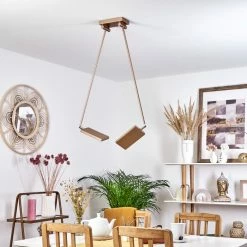 Hofstein Anneau Deckenleuchte LED Chrom, Gold, 2-flammig -LED Leuchten Verkäufe anneau deckenleuchte h3561126 11