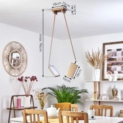 Hofstein Anneau Deckenleuchte LED Chrom, Gold, 2-flammig -LED Leuchten Verkäufe anneau deckenleuchte h3561126 3