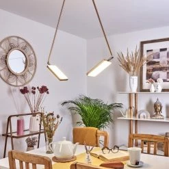 Hofstein Anneau Deckenleuchte LED Chrom, Gold, 2-flammig -LED Leuchten Verkäufe anneau deckenleuchte h3561126 8