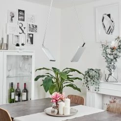 Hofstein Anneau Deckenleuchte LED Chrom, Silber, 2-flammig -LED Leuchten Verkäufe anneau deckenleuchte h3570234 11