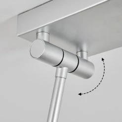 Hofstein Anneau Deckenleuchte LED Chrom, Silber, 2-flammig -LED Leuchten Verkäufe anneau deckenleuchte h3570234 5