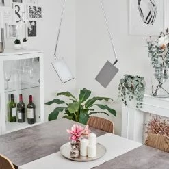 Hofstein Anneau Deckenleuchte LED Chrom, Silber, 2-flammig -LED Leuchten Verkäufe anneau deckenleuchte h3570234 9