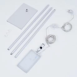 Hofstein Anneau Stehleuchte LED Silber, 1-flammig -LED Leuchten Verkäufe anneau stehleuchte h3447178 4