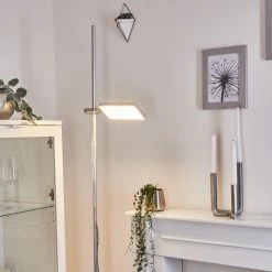 Hofstein Anneau Stehleuchte LED Silber, 1-flammig -LED Leuchten Verkäufe anneau stehleuchte h3447178 6