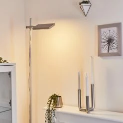 Hofstein Anneau Stehleuchte LED Silber, 1-flammig -LED Leuchten Verkäufe anneau stehleuchte h3447178 8