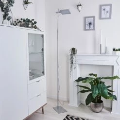 Hofstein Anneau Stehleuchte LED Silber, 1-flammig -LED Leuchten Verkäufe anneau stehleuchte h3447178 9