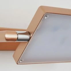 Hofstein Anneau Wandleuchte LED Chrom, Kupferfarben, 1-flammig -LED Leuchten Verkäufe anneau wandleuchte h3560594 2