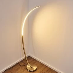 Hofstein Antares Bogenlampe LED Nickel-Matt, 1-flammig -LED Leuchten Verkäufe antares bogenlampe h3266144 do4 13