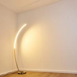 Hofstein Antares Bogenlampe LED Nickel-Matt, 1-flammig -LED Leuchten Verkäufe antares bogenlampe h3266144 do4 17