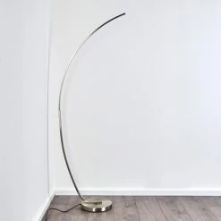 Hofstein Antares Bogenlampe LED Nickel-Matt, 1-flammig -LED Leuchten Verkäufe antares bogenlampe h3266144 do4 22