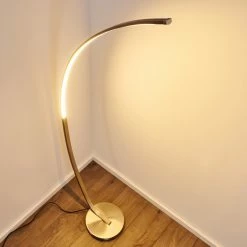 Hofstein Antares Bogenlampe LED Nickel-Matt, 1-flammig -LED Leuchten Verkäufe antares bogenlampe h3266144 do4 24