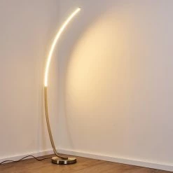 Hofstein Antares Bogenlampe LED Nickel-Matt, 1-flammig -LED Leuchten Verkäufe antares bogenlampe h3266144 do4 4