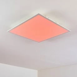 Hofstein Antria Deckenpanel LED Weiß, 1-flammig, Fernbedienung, Farbwechsler 40 Hofstein Antria Deckenpanel LED Weiß, 1-flammig, Fernbedienung, Farbwechsler -LED Leuchten Verkäufe antria deckenpanel h3013717 15