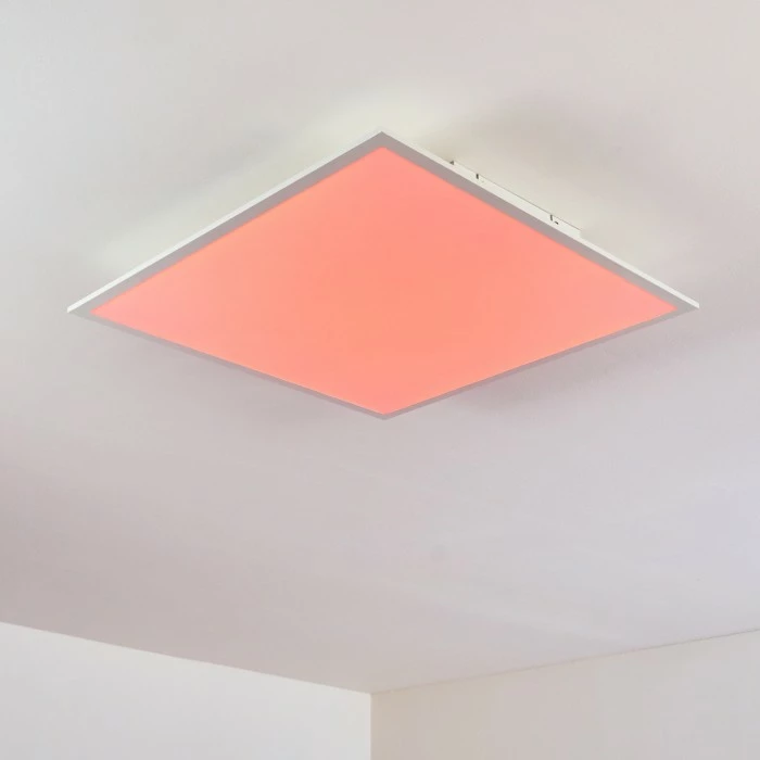 Hofstein Antria Deckenpanel LED Weiß, 1-flammig, Fernbedienung, Farbwechsler 16 Hofstein Antria Deckenpanel LED Weiß, 1-flammig, Fernbedienung, Farbwechsler – Bild 16