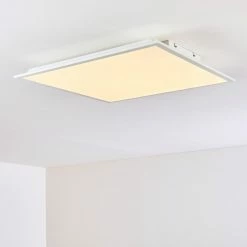 Hofstein Antria Deckenpanel LED Weiß, 1-flammig, Fernbedienung, Farbwechsler 41 Hofstein Antria Deckenpanel LED Weiß, 1-flammig, Fernbedienung, Farbwechsler -LED Leuchten Verkäufe antria deckenpanel h3013717 16