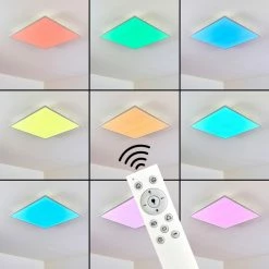 Hofstein Antria Deckenpanel LED Weiß, 1-flammig, Fernbedienung, Farbwechsler 46 Hofstein Antria Deckenpanel LED Weiß, 1-flammig, Fernbedienung, Farbwechsler -LED Leuchten Verkäufe antria deckenpanel h3013717 21