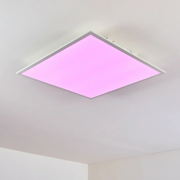 Hofstein Antria Deckenpanel LED Weiß, 1-flammig, Fernbedienung, Farbwechsler 4 Hofstein Antria Deckenpanel LED Weiß, 1-flammig, Fernbedienung, Farbwechsler – Bild 4