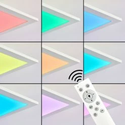 Hofstein Antria Deckenpanel LED Weiß, 1-flammig, Fernbedienung, Farbwechsler 29 Hofstein Antria Deckenpanel LED Weiß, 1-flammig, Fernbedienung, Farbwechsler -LED Leuchten Verkäufe antria deckenpanel h3013717 4