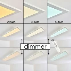 Hofstein Antria LED Panel Wei&szlig;, 1-flammig, Fernbedienung, Farbwechsler -LED Leuchten Verkäufe antria led panel h3013700 8