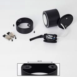 Hofstein Appleton Deckenleuchte LED Schwarz, 1-flammig -LED Leuchten Verkäufe appleton deckenleuchte h3381786 4