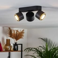 Hofstein Appleton Deckenleuchte LED Schwarz, 2-flammig -LED Leuchten Verkäufe appleton deckenleuchte h3381809 6