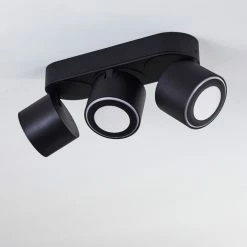 Hofstein Appleton Deckenleuchte LED Schwarz, 2-flammig -LED Leuchten Verkäufe appleton deckenleuchte h3381809 7