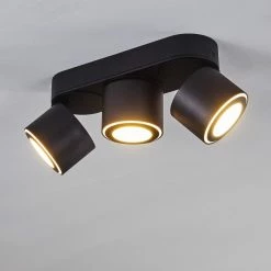 Hofstein Appleton Deckenleuchte LED Schwarz, 2-flammig -LED Leuchten Verkäufe appleton deckenleuchte h3381809 9
