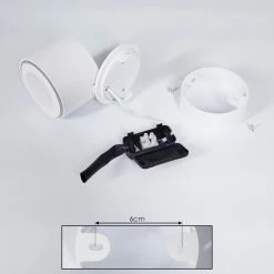 Hofstein Appleton Deckenleuchte LED Weiß, 2-flammig -LED Leuchten Verkäufe appleton deckenleuchte h3392973 4