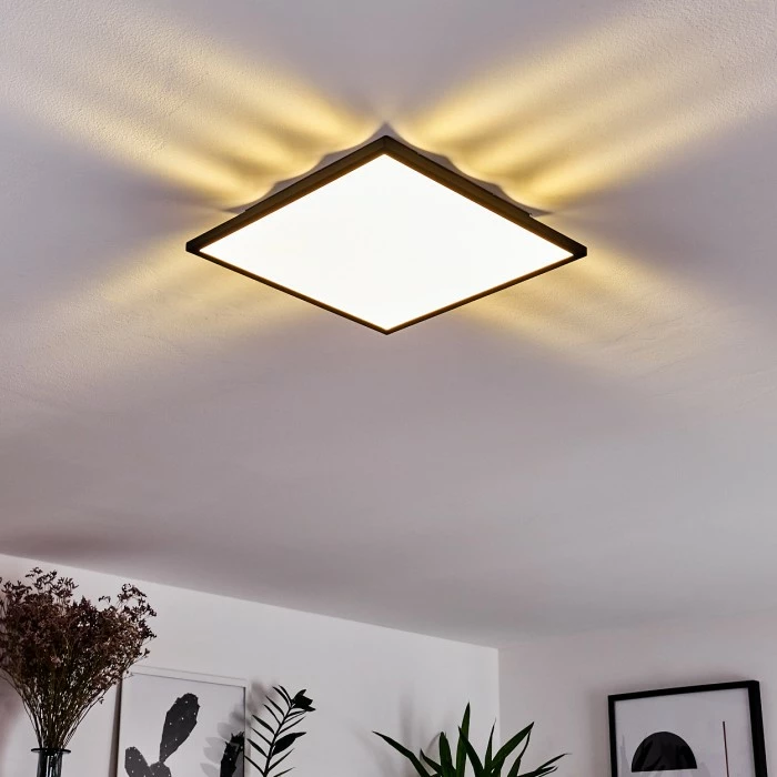 Hofstein Aprilia LED Panel Schwarz, 1-flammig 9 Hofstein Aprilia LED Panel Schwarz, 1-flammig – Bild 9