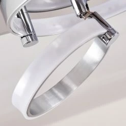 Hofstein Aragno Deckenleuchte LED Nickel-Matt, Chrom, 1-flammig -LED Leuchten Verkäufe aragno deckenleuchte h167312 20