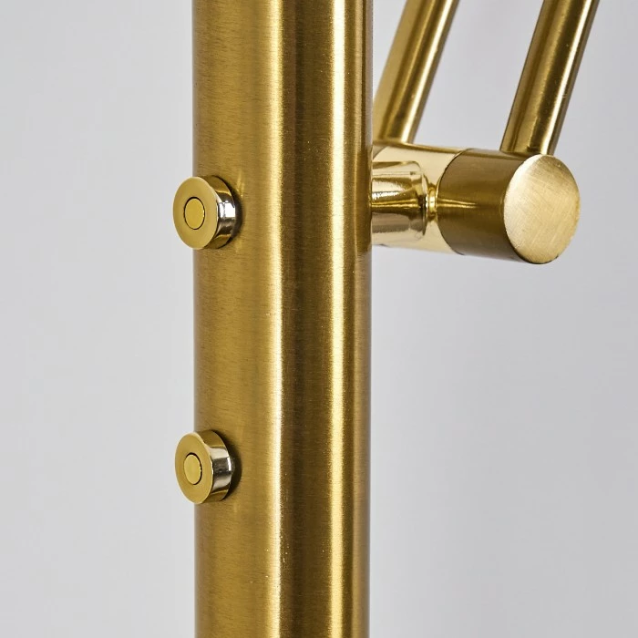 Hofstein Argostoli Deckenfluter LED Messing, 2-flammig 12 Hofstein Argostoli Deckenfluter LED Messing, 2-flammig – Bild 12