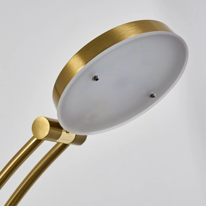 Hofstein Argostoli Deckenfluter LED Messing, 2-flammig 17 Hofstein Argostoli Deckenfluter LED Messing, 2-flammig – Bild 17