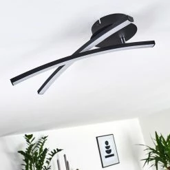 Hofstein Aringa Deckenleuchte LED Schwarz, 1-flammig -LED Leuchten Verkäufe aringa deckenleuchte h3393239 9