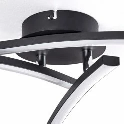 Hofstein Aringa Deckenleuchte LED Schwarz, 1-flammig -LED Leuchten Verkäufe aringa deckenleuchte h3393253 11