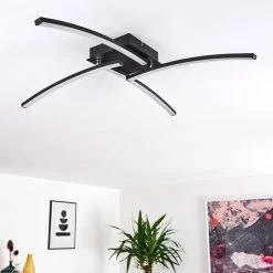 Hofstein Aringa Deckenleuchte LED Schwarz, 1-flammig 23 Hofstein Aringa Deckenleuchte LED Schwarz, 1-flammig -LED Leuchten Verkäufe aringa deckenleuchte h3393277 11