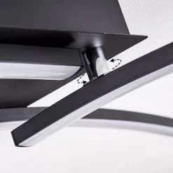 Hofstein Aringa Deckenleuchte LED Schwarz, 1-flammig 17 Hofstein Aringa Deckenleuchte LED Schwarz, 1-flammig -LED Leuchten Verkäufe aringa deckenleuchte h3393277 5