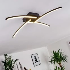 Hofstein Aringa Deckenleuchte LED Schwarz, 1-flammig 18 Hofstein Aringa Deckenleuchte LED Schwarz, 1-flammig -LED Leuchten Verkäufe aringa deckenleuchte h3393277 6