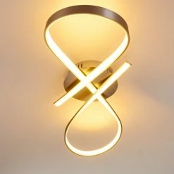 Hofstein Arlena Deckenleuchte LED Nickel-Matt, 1-flammig -LED Leuchten Verkäufe arlena deckenleuchte h167336 10