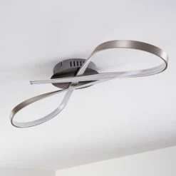 Hofstein Arlena Deckenleuchte LED Nickel-Matt, 1-flammig -LED Leuchten Verkäufe arlena deckenleuchte h167336 17