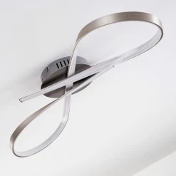 Hofstein Arlena Deckenleuchte LED Nickel-Matt, 1-flammig -LED Leuchten Verkäufe arlena deckenleuchte h167336 22