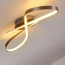 Hofstein Arlena Deckenleuchte LED Nickel-Matt, 1-flammig -LED Leuchten Verkäufe arlena deckenleuchte h167336 4