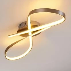 Hofstein Arlena Deckenleuchte LED Nickel-Matt, 1-flammig -LED Leuchten Verkäufe arlena deckenleuchte h167336 5