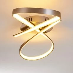 Hofstein Arlena Deckenleuchte LED Nickel-Matt, 1-flammig -LED Leuchten Verkäufe arlena deckenleuchte h167336 7