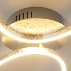 Hofstein Askim Deckenleuchte LED Silber, 1-flammig -LED Leuchten Verkäufe askim deckenleuchte h3022313 12