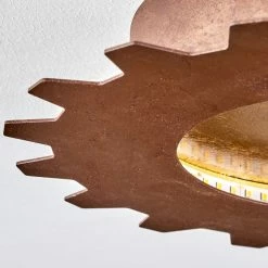 Hofstein Assanhas Deckenleuchte LED Rostfarben, Gold, 1-flammig -LED Leuchten Verkäufe assanhas deckenleuchte h3582305 2